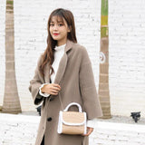 Crocodile Pattern Crossbody Bag Small Square Handbag