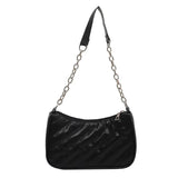 Rhombic Texture Shoulder Bag Chain Handbags for Women