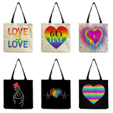 Love Is Love Tote Bag for Women Ladies