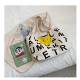 Women's Large Canvas Tote Bag - Stylish and Roomy Shoulder Handbag