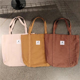 Canvas Shoulder Bag Small Fresh Tote Large Handbag