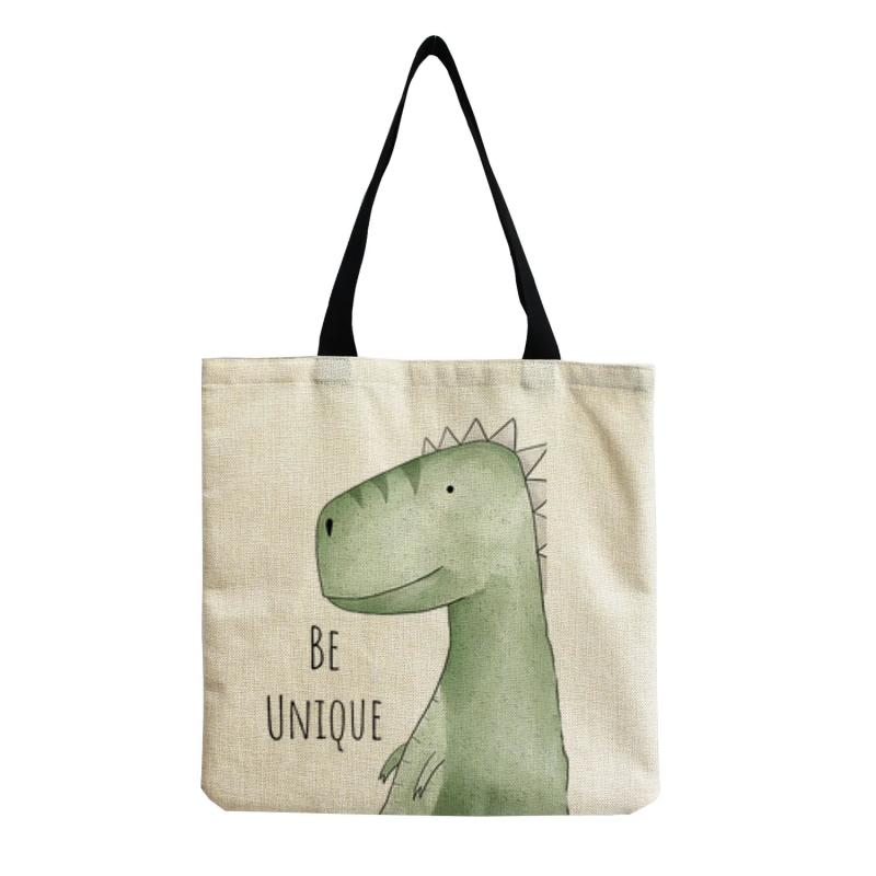 Animal Print Women Shoulder Bag Elephant Fox High Capacity