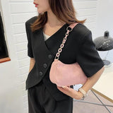 Corduroy Handbag One Shoulder Lady Armpit Bags Casual Literary Style