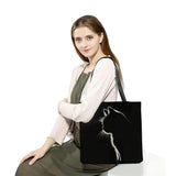 Big Cat Shoulder Bag for Women Cartoon Print