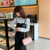 Women's Retro Underarm Bag PU Leather Shoulder Handbag