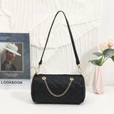 Women's Retro Underarm Bag PU Leather Shoulder Handbag