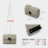 PU Leather Shoulder Bag for Women Solid Crossbody Bag Ladie Handbag