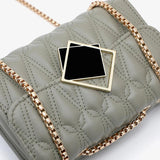 PU Leather Shoulder Bag for Women Solid Crossbody Bag Ladie Handbag