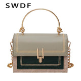 Pu Leather Crossbody Bags For Women Chain Messenger Shoulder Bag