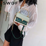 Pu Leather Crossbody Bags For Women Chain Messenger Shoulder Bag