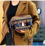 Vintage National Tassel Ethnic Handwoven Crossbody Bag