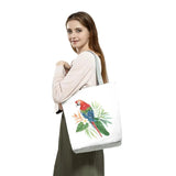 Parrot Print Shoulder Bag Large Capacity Customizable Handbags