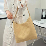 Boho Style Summer Tote Bag with Lining - Casual Handbags for Beach Travel