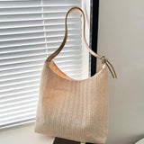 Boho Style Summer Tote Bag with Lining - Casual Handbags for Beach Travel