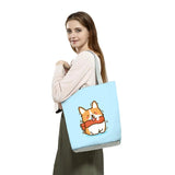 Corgi Printed Handbag High Capacity Women Shoulder Bag