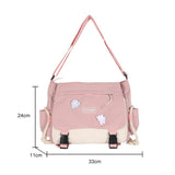 Harajuku Handbags for Women Large Capacity Student Hit Ladies Messenger Tote