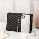 Mini Flap Messenger Bag Crossbody Chain Handbag Purse