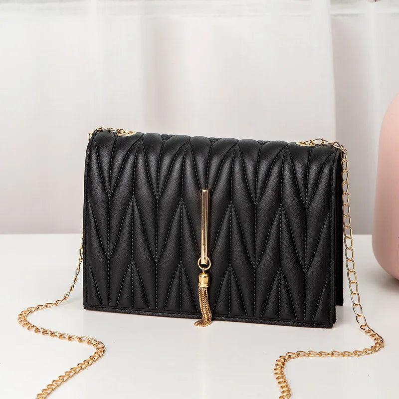 Mini Flap Messenger Bag Crossbody Chain Handbag Purse