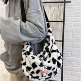 Cow Pattern Large Capacity Tote Shoulder Bag