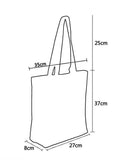 Cat Printed Handbag High Capacity Eco-Friendly Shopping Bag
