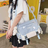 Harajuku Student Messenger Bag Large Capacity Ladies Shoulder Pouch