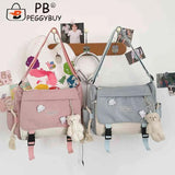 Harajuku Student Messenger Bag Large Capacity Ladies Shoulder Pouch