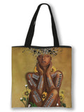 Afro Girl Print Shoulder Bag Africa Women Handbag Ladies Shopping Bag