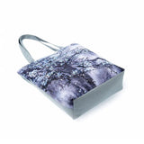 Miyahouse Ink-Wash Painting Shoulder Bag Women Floral Printed Tote Handbag
