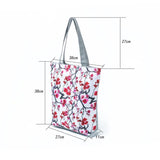 Miyahouse Ink-Wash Painting Shoulder Bag Women Floral Printed Tote Handbag