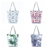 Miyahouse Ink-Wash Painting Shoulder Bag Women Floral Printed Tote Handbag