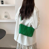 PU Leather Small Bucket Shoulder Bags for Women