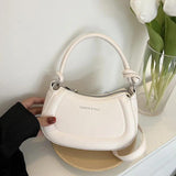 Hobos One Shoulder Bags Large Chains PU Leather Female Handbags