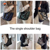 Rhombus Women Crossbody Bags Adjustable Messenger Handbag Large Capacity
