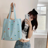 Casual Canvas Large Capacity Shopping Bag for Women