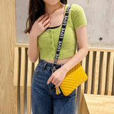 Embroidered Clutch Small Bag Chain Crossbody Purse Wallet