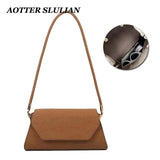 Crocodile Pattern Shoulder Bag Women Vintage Handbag Messenger Tote Pouch