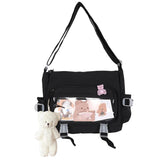 Vintage Shoulder Bag Large Capacity College Female Messenger Handbag