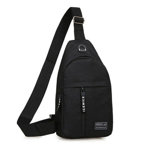 Canvas Shoulder Bag Crossbody Chest Pack Daily Messenger Fanny Pack