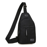 Canvas Shoulder Bag Crossbody Chest Pack Daily Messenger Fanny Pack