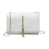 Women's PU Leather Shoulder Messenger Bag Pink Purse Clutch