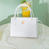 Crocodile Crossbody Bag Women Shoulder Handbag High Ladies Tote Bag