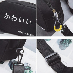 Canvas Small Square Bag Women's Handbag Mobile Phone Shoulder