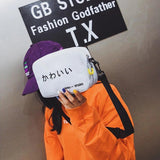 Canvas Small Square Bag Women's Handbag Mobile Phone Shoulder