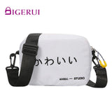 Canvas Small Square Bag Women's Handbag Mobile Phone Shoulder