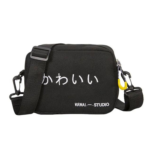 Canvas Small Square Bag Women's Handbag Mobile Phone Shoulder