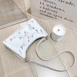 One Shoulder Bag Retro Embroidery Small HandBag Sweet Delicate Texture