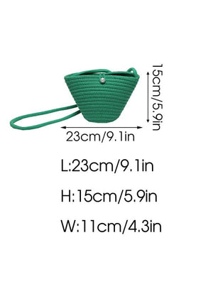 Bohemian Wove Female Shoulder Crossbody Bag Crochet Knitting Handbag