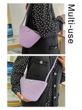 Bohemian Wove Female Shoulder Crossbody Bag Crochet Knitting Handbag