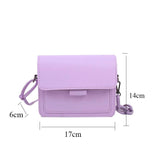 Small Crossbody Bag Lightweight PU Leather Messenger Handbag