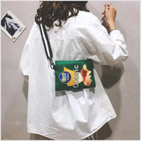 Funny Potato Chips Crossbody Handbag Canvas Shoulder Bag